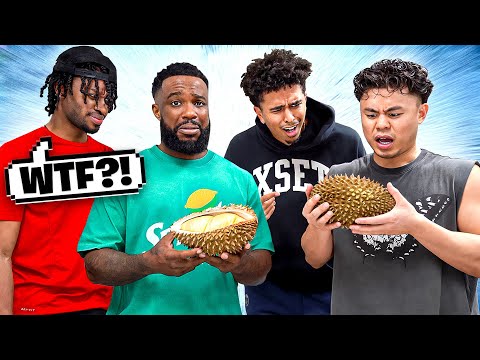 My Black Friends Try Exotic Asian Fruit "DURIAN" FOR THE FIRST TIME!