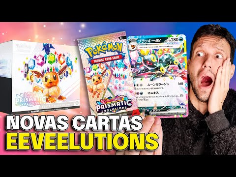 NOVAS CARTAS EEVOLUTIONS! ELITE TRAINER BOX! | CAPITÃO HUNTER CARTAS POKEMON TCG