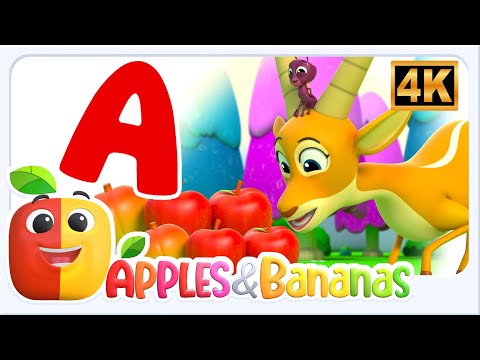 Letter A Song, Down in the Meadow Animated Educational Story for Kids