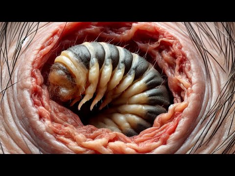 Humongous Cuterebra Removed From Rabbit's Skin (Part 28)