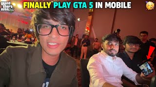 FINALLY PLAY GTA 5 IN YOUR MOBILE 🥳 || TECHNO GAMERZ GTA 5 #149 || TECHNO GAMERZ || UJJWAL GAMER