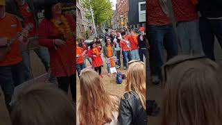 The GUS playing the streets of Groningen