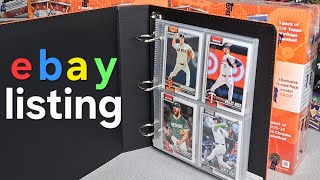 Topps Official Collecters Kit Got Hits!  We are Auctioning Binders with MLB and NBA cards!