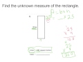 Rectangle Measurements and Properties