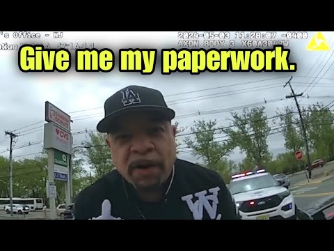 Law and Order actor Ice-T gets PULLED OVER by Police