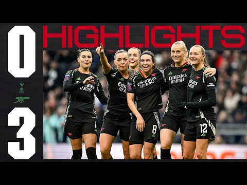 NORTH LONDON DERBY WIN 🔴 | Tottenham vs Arsenal (0-3) | Russo, Maanum & Blackstenius | WSL