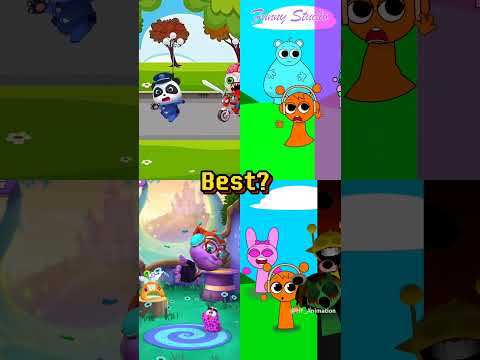 WHO'S THE BEST๐๐๐ป Sprunki Circus Toying #sprunki #animation #funny