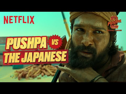 Pushpa’s EPIC Intro Fight With The Japanese! 🔥 | Pushpa 2: The Rule | Hindi Dub | Netflix India