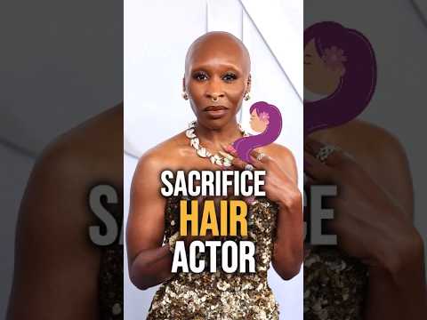 The actors who sacrificed their hair for roles.  #CynthiaErivo #ArianaGrande #CharlizeTheron