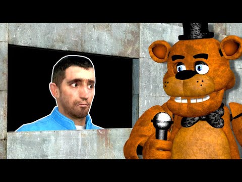 FREDDY FOUND MY SECRET BASE! - Garry's Mod Slasher