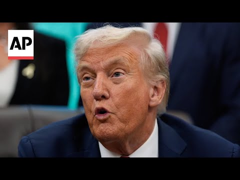 YouTube video thumbnail: Trump Says Deal With Harvard Would Include a 'Series of Trade Schools'