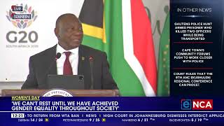 Women's Day | Don't compete with women - Ramaphosa