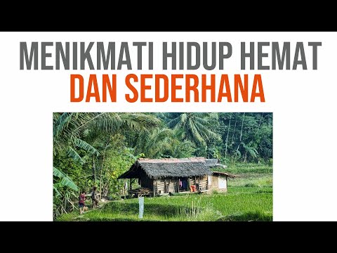 MENIKMATI HIDUP HEMAT DAN SEDERHANA