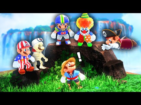 CACHE CACHE MARIO ODYSSEY GÉANT (8 Joueurs)
