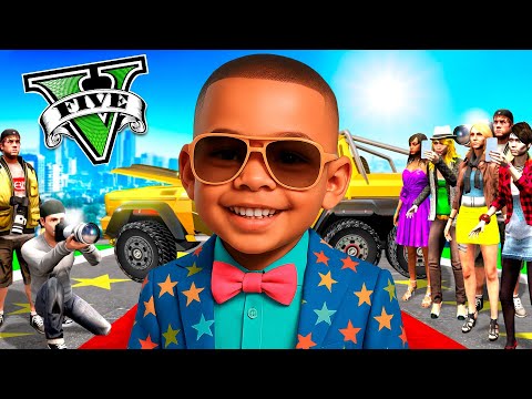 EL HIJO de FRANKLIN es CONVIERTE en FAMOSO en GTA 5 !