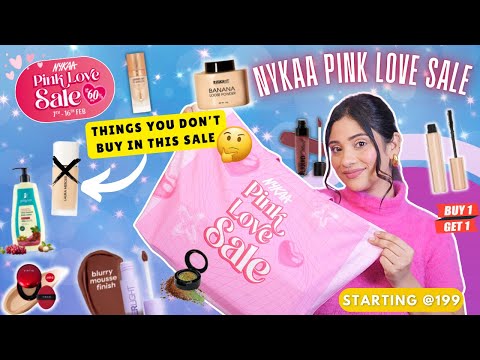 This I recommend & Those  I dont Recommend In Nykaa pink Love sale|| dont waste money