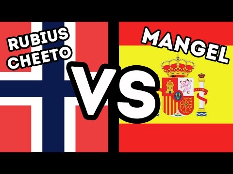 Españoles VS Noruegos - Mangel VS Cheeto-Rubius - FIFA