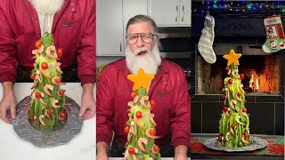 This Shrimp-Mas Tree Will Be The Star Of Your Next Holiday Gathering | Mister Drew