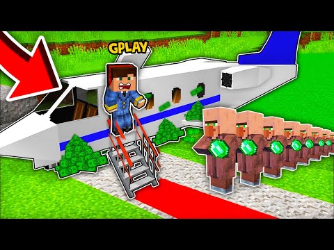 ZOSTAŁEM PILOTEM SAMOLOTU I DOBRZE ZARABIAM 🤑 W MINECRAFT?! GPLAY & LUMI