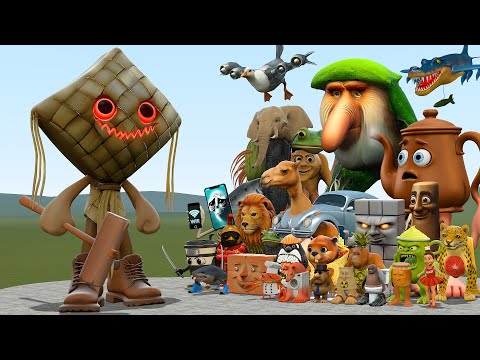 WHAT IF I BECAME NEW KETUPAT KEPAT VS ALL ITALIAN AI BRAINROT MEMES FAMILY AND OTHER! (Garry's Mod)