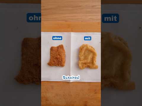 Eine einzige Zutat macht einen riesen Unterschied beim perfekten Schnitzel!
