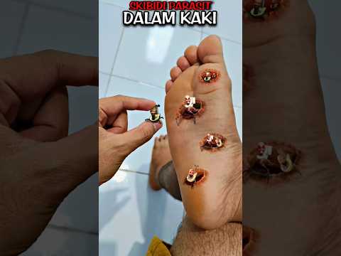 Apa❗Skibidi Parasit Dalam Kaki❗Begini Cara Buatnya❗#editing #skibiditoilet