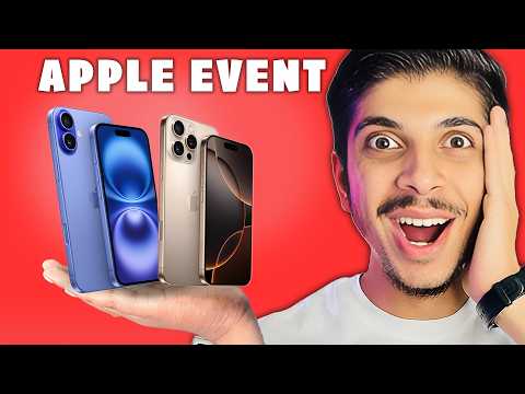 🍎 New iPhone 16 Series | AirPods | Watch | Apple Event🍏