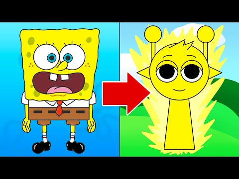 스폰지밥 스프런키 변신시키기 SpongeBob SPRUNKI Transformation