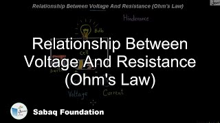 Relationship Between Voltage And Resistance (Ohm's Law)