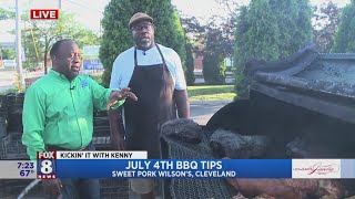 Kenny gets expert Cleveland-style BBQ tips from Sweet Pork Wilson's