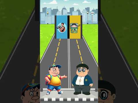 Tập thể dục hay ngủ? Cái nào sẽ giúp Nobita giảm cân?🤔🤔🤔 #nobita #chaien #brainrot #doraemon #shorts