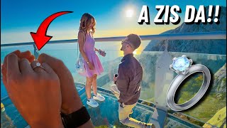 Deasupra norilor la 1228m înălțime - CRISTINA a zis DA în Croația! ❤️💍