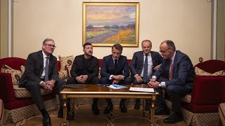 Zelenskyy, European leaders arrive at White House for talks with Trump on ending Ukraine war