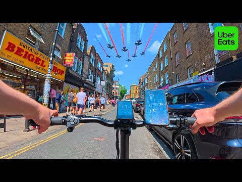 Delivering in a NEW Area of London! Saturday was Crazy! Rider POV
