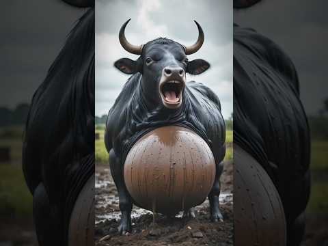 Pregnant cow rescued by doctors fromcity road 4 #humanity #rescueanimals #cow #veternary #animals