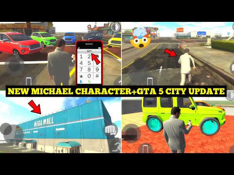 Indian Bike Driving 3D New Update 🤯🔥Michael Character |GTA 5 City | Innova Cheat Code| Harsh in Game