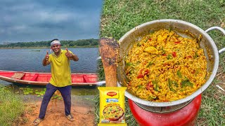 ନଦୀ କୁଳରେ ମନ ଇଚ୍ଛା Chicken Maggi 😆