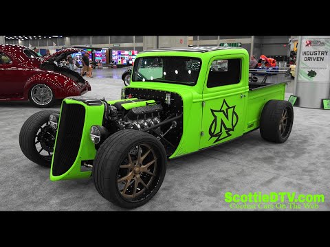 Nichols Paint And Fab At 2024 NSRA Street Rod Nationals Louisville Industry Driven Display.