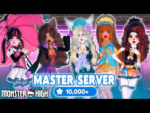 ¡RETÉ a LOS MASTER SERVERS a VESTIRSE de MONSTER HIGH en DRESS TO IMPRESS! 💀