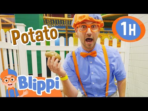 Color Factory Wonders with Blippi 🎨✨ | Blippi 1 Hour | Moonbug Kids - Fun Stories and Colors