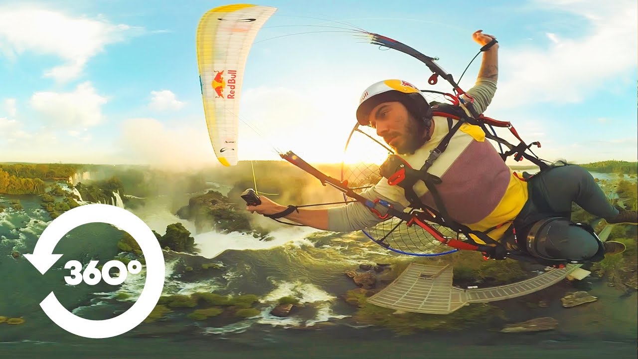Rafael Goberna 360 Powered Paragliding Video
