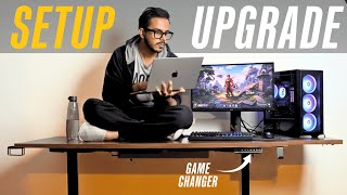 Finally Upgraded My Setup with THIS - Best Height Adjustable Desk !
