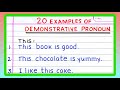 Demonstrative Pronouns and Their Usage