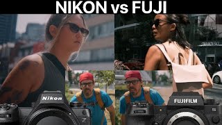 Fuji XH2s vs Nikon Z6III (Zeiss 32mm f1.8 vs 40mm f2 Street Battle)