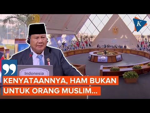 Singgung Isu HAM, Prabowo: Bukan untuk Orang Muslim, Menyedihkan!