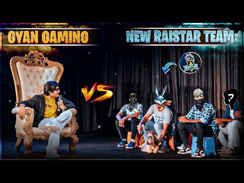 NEW RAISTAR TEAM VS GYAN GAMING || RAISTAR REACTION ON GYANGAMING GAMEPLAY 🤯😱 GARENNA FREE FIRE MAX