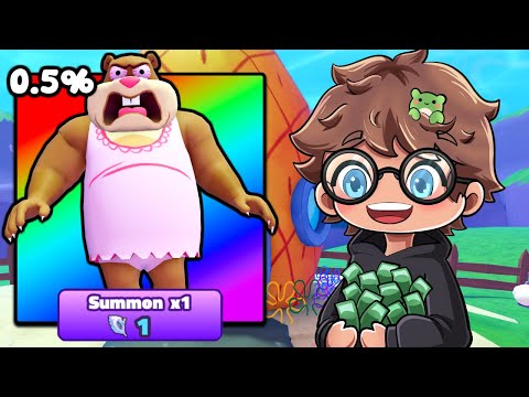 PIERWSZY "EXCLUSIVE" SUMMON ZA DARMO w SPONGEBOB TOWER DEFENSE ROBLOX