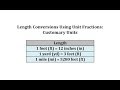 Unit Conversions: Length Measurements