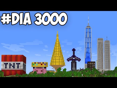 ¡Sobreviví 3000 Días en Minecraft Survival!