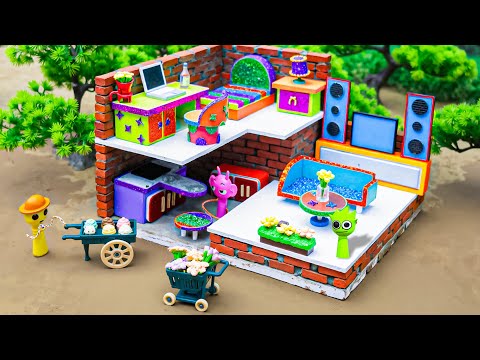 DIY Mini Tractor Build & Decorate a Funny Mini Home Science Project – Toy Diorama Fun!